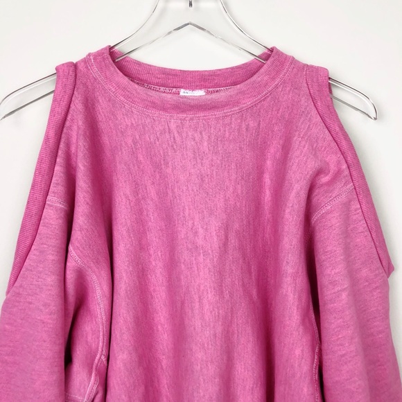 Champion | Reverse Weave Open Shoulder Sweatshirt - Picture 2 of 6